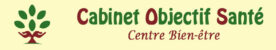 Logo du Cabinet objectif Santé du Lude avec son équipe de praticiens en médecines douces