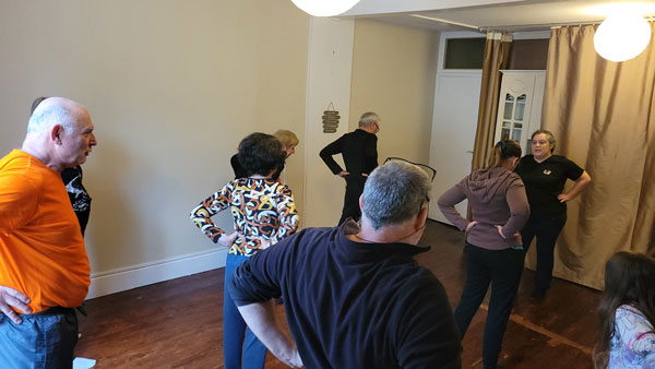 Photo cours de Do-In collectif au Cabinet Objectif Santé Le Lude